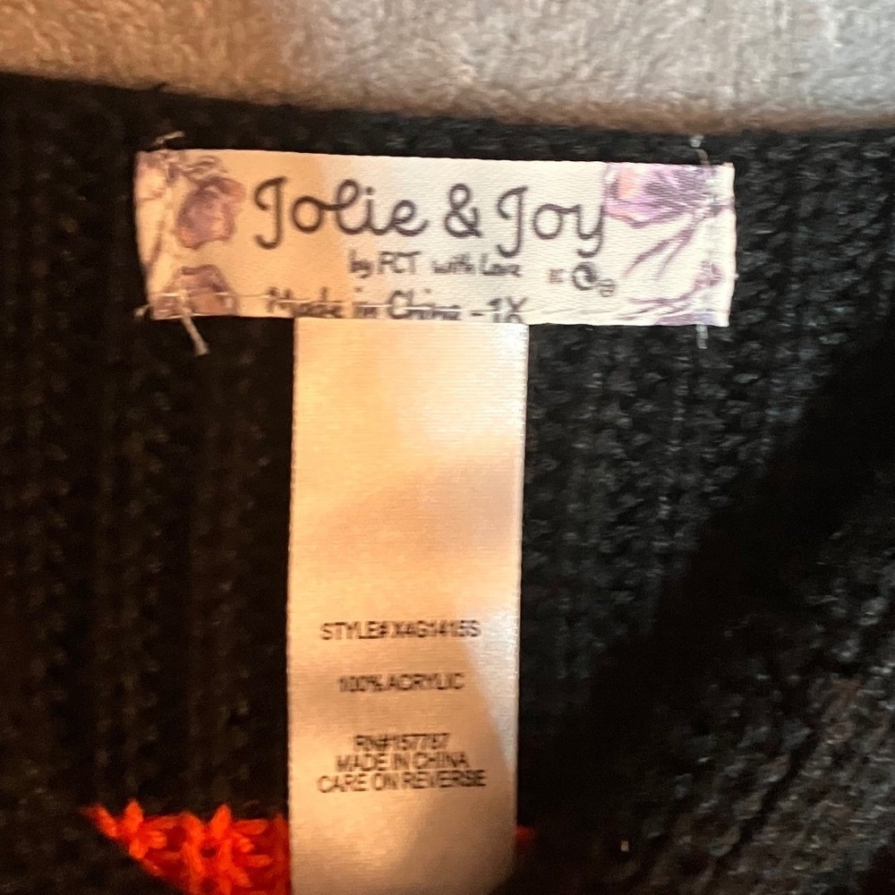 Jolie Joy Rainbow Stripe Lace Up Knit Crop Tank Top Plus 1X‎ Boho Fairy Festival - Picture 3 of 6